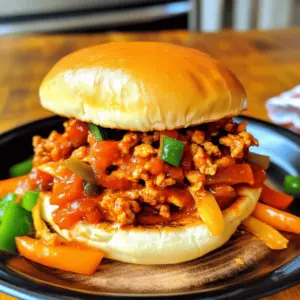 Cajun Chicken Sloppy Joes