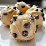Frozen Greek Yogurt Peanut Butter Bites with Chocolate Chips