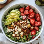 Strawberry Crunch Salad with Champagne Vinaigrette
