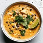 Chicken, Poblano, and Black Bean Soup