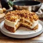Apple Crumble Cheesecake
