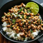 Ginger Lime Pork with Coconut Rice