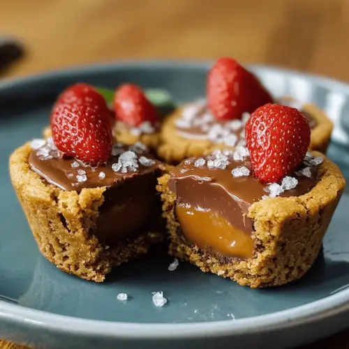 Sea Salted Millionaire’s Cookie Cups