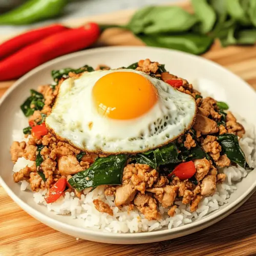 Thai Basil Chicken Stir Fry