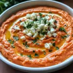 Whipped Feta and Roasted Red Pepper Dip