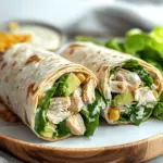 1. Chicken Caesar Wraps