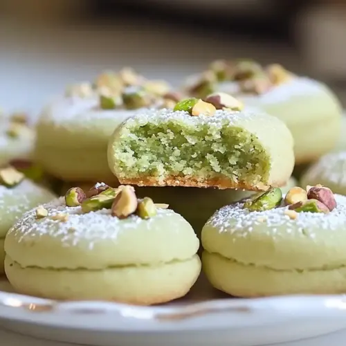 Pistachio Wedding Cookies