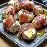 Prosciutto Wrapped Mozzarella Bites