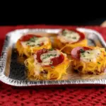 Spaghetti Squash Pizza Nests