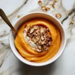 Pumpkin Whipped Cottage Cheese Breakfast Bowl