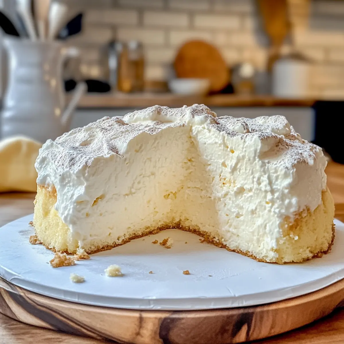 Light & Fluffy Yogurt Cloud Cake
