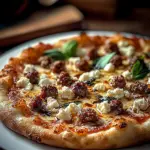 Sausage Feta Honey Pizza