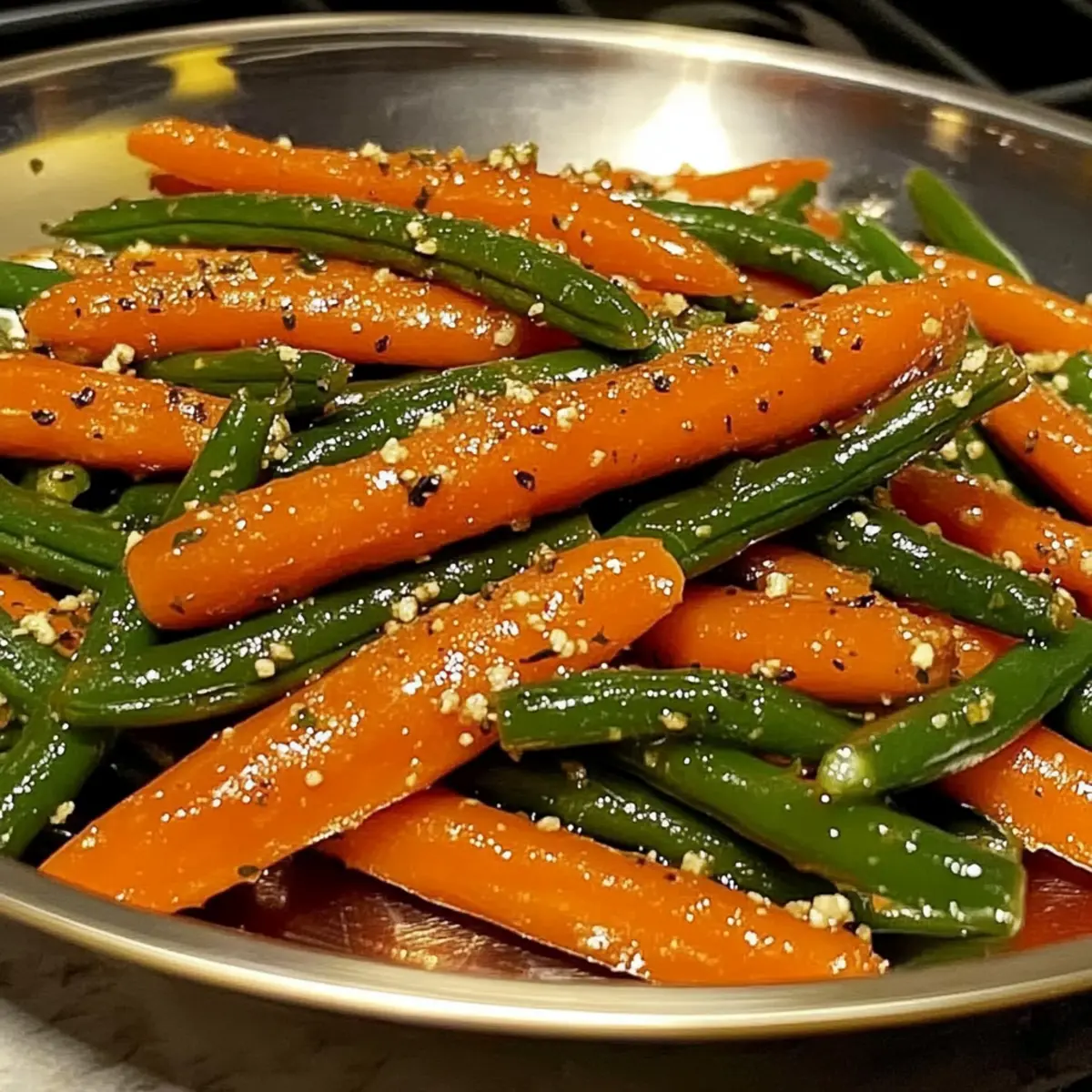Honey Glazed Carrots and Green Beans
