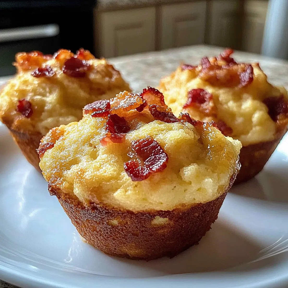 Maple Bacon Pancake Muffins