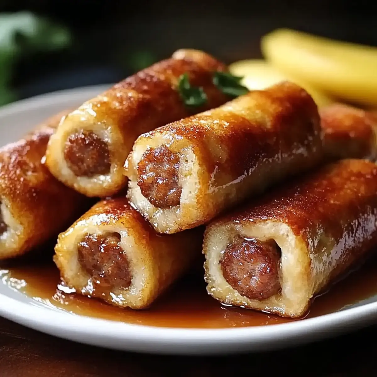 Sausage French Toast Roll-Ups