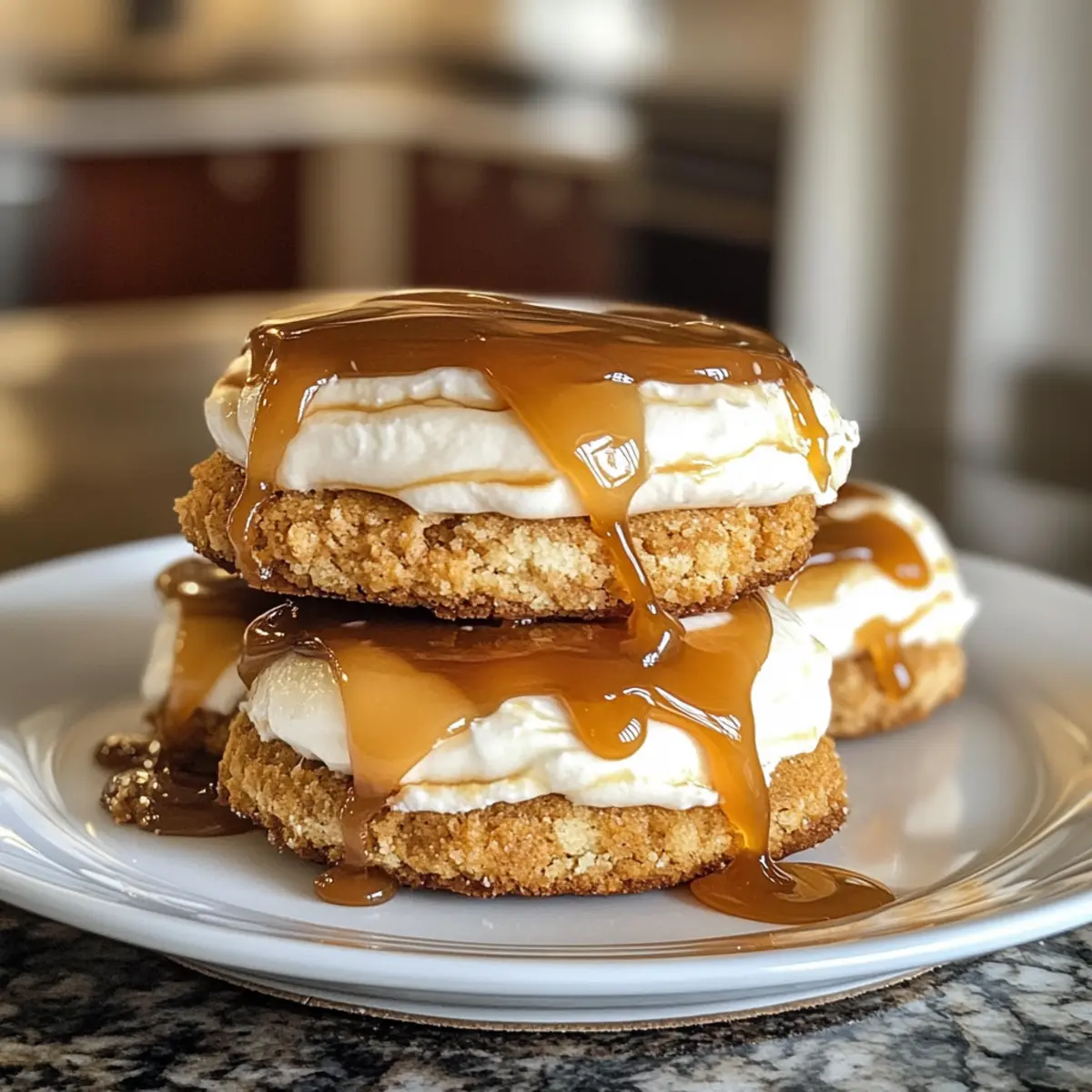 Crumbl Salted Caramel Cheesecake Cookies
