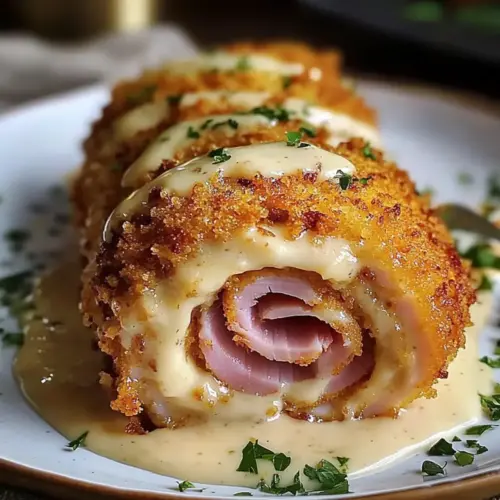 crispy creamy chicken cordon bleu