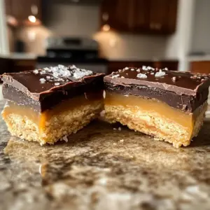 Healthy Twix Bars