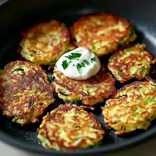 Zucchini Fritters Side