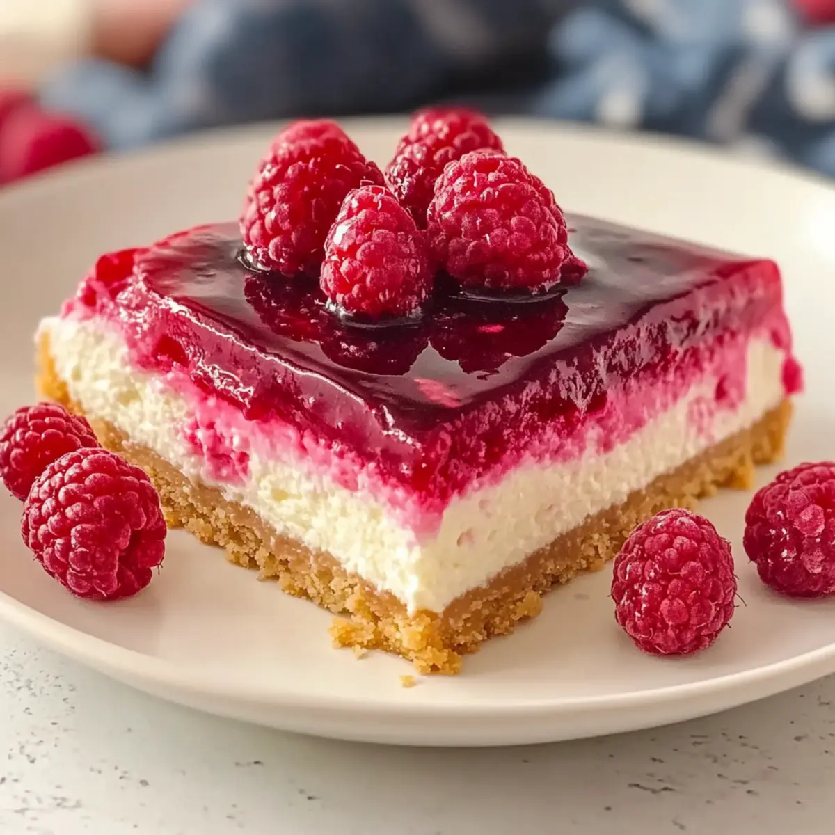 Creamy Raspberry Cheesecake