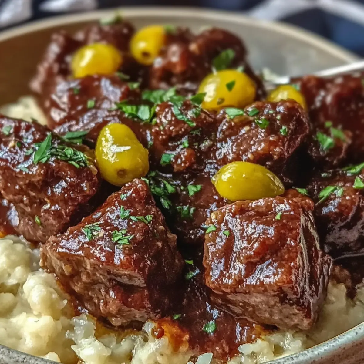 Savory Slow Cooker Mississippi Steak Bites