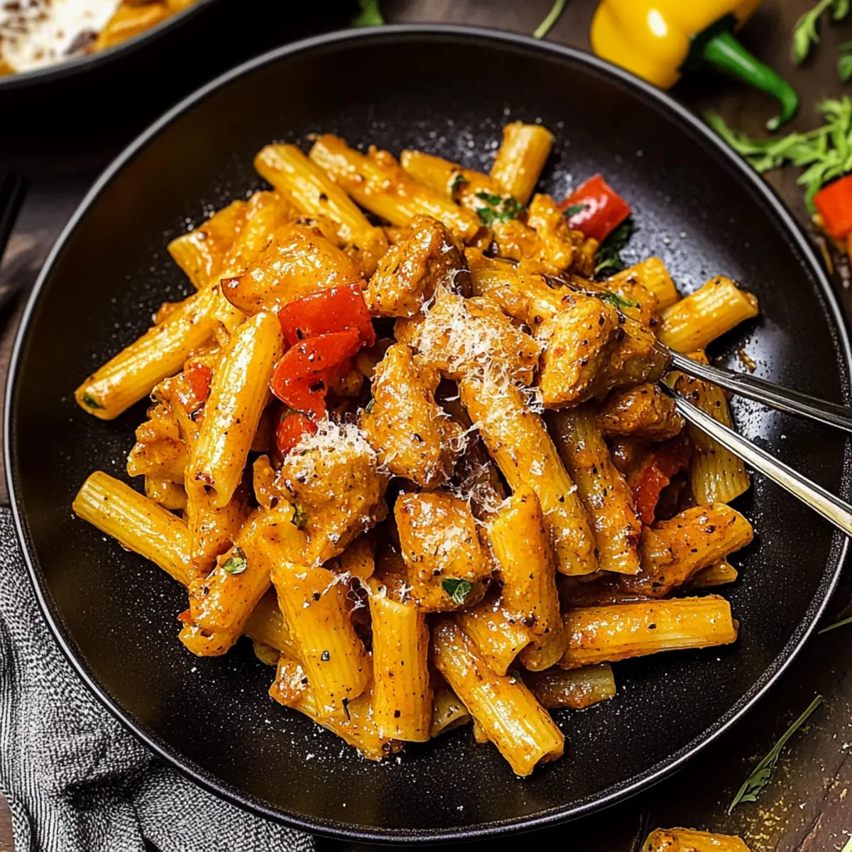 Authentic Jerk Chicken Rasta Pasta
