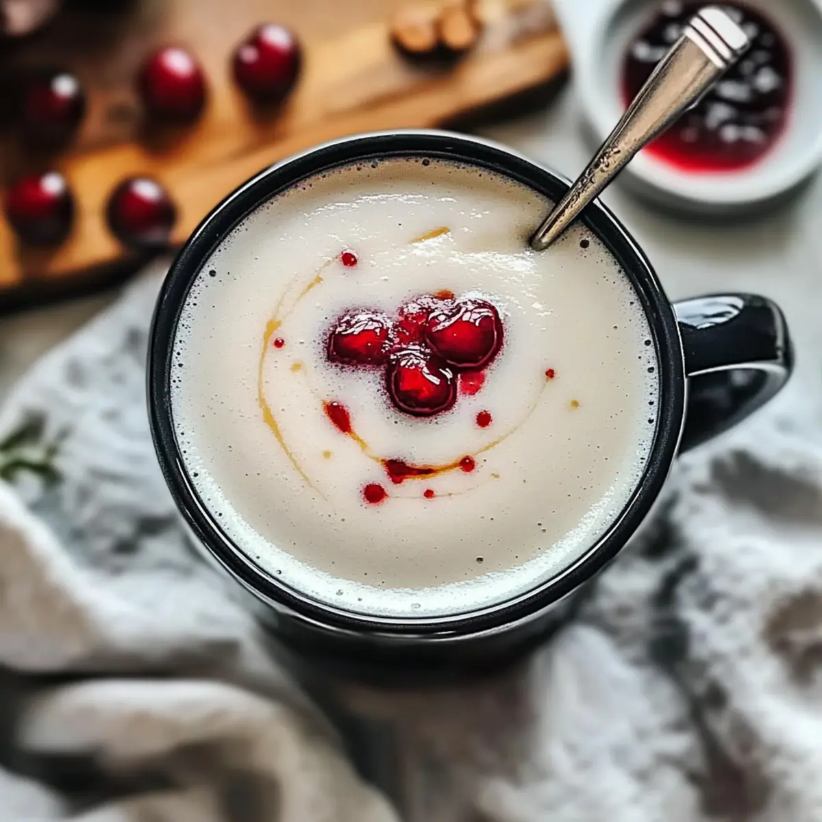 Cherry Vanilla Tea Latte