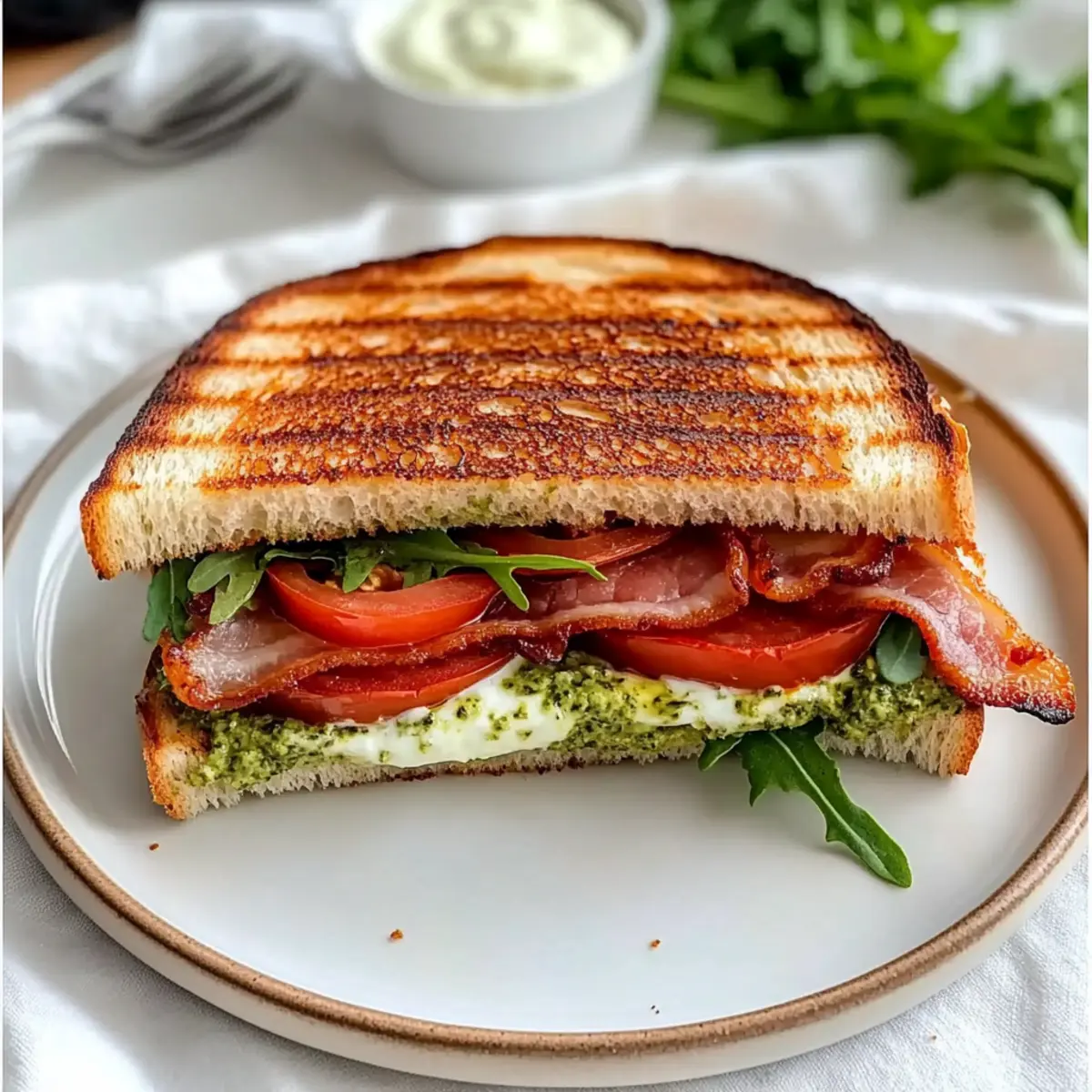 BLT Panini Sandwich