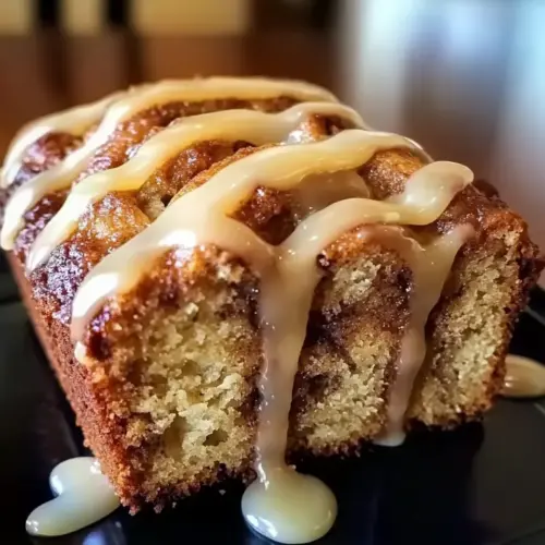 Cinnamon Roll Banana Bread