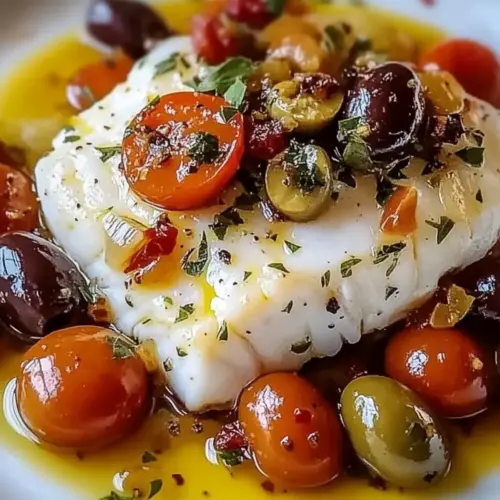 Mediterranean Baked Cod