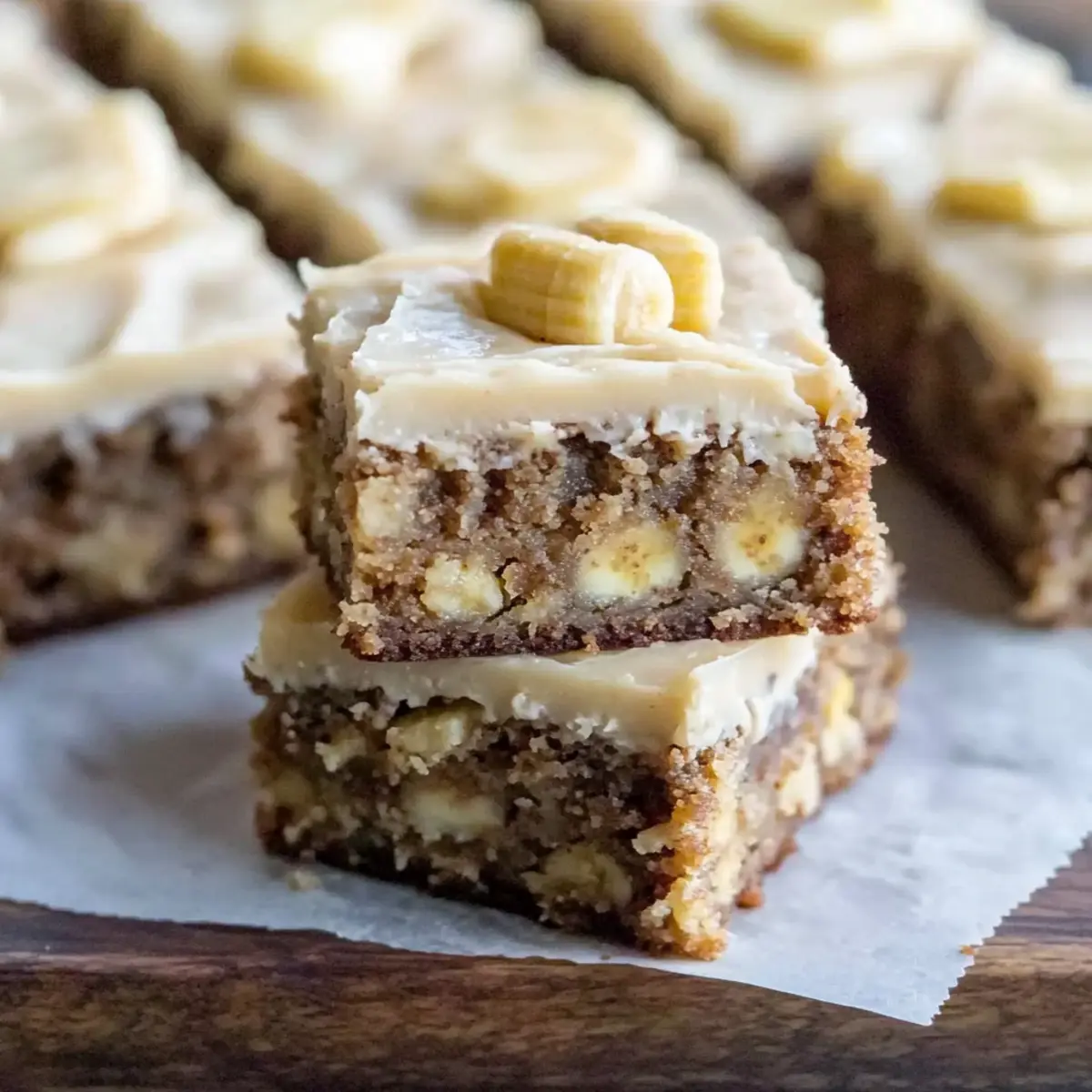 Banana Bread Brownies with Brown Butter Frosting