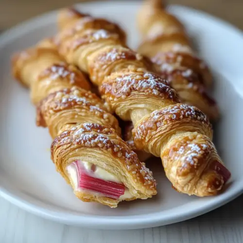 Rhubarb Cream Cheese Danish Twists Bakery Bliss