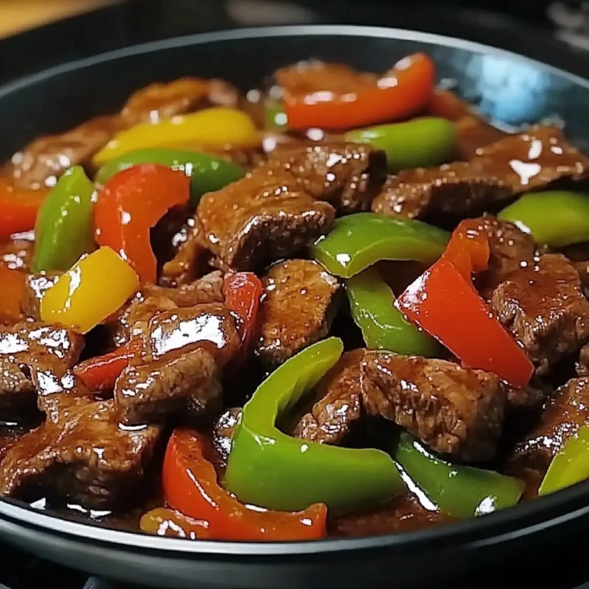 PEPPER STEAK IN A CROCK POT
