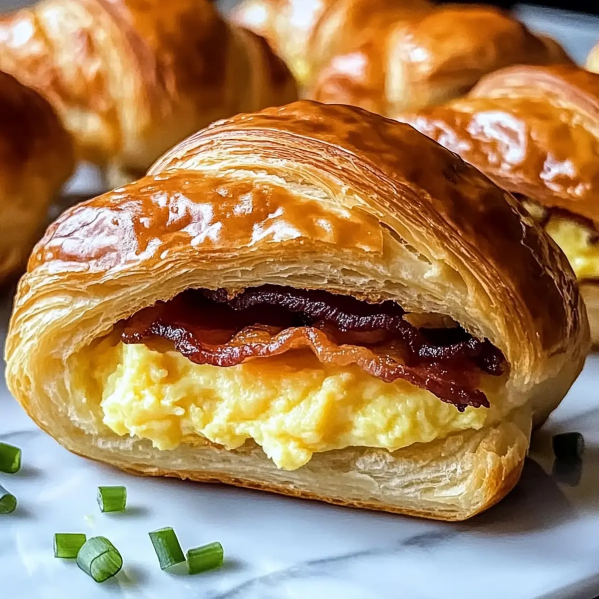 Killer Maple Mustard Croissant Breakfast Sandwiches