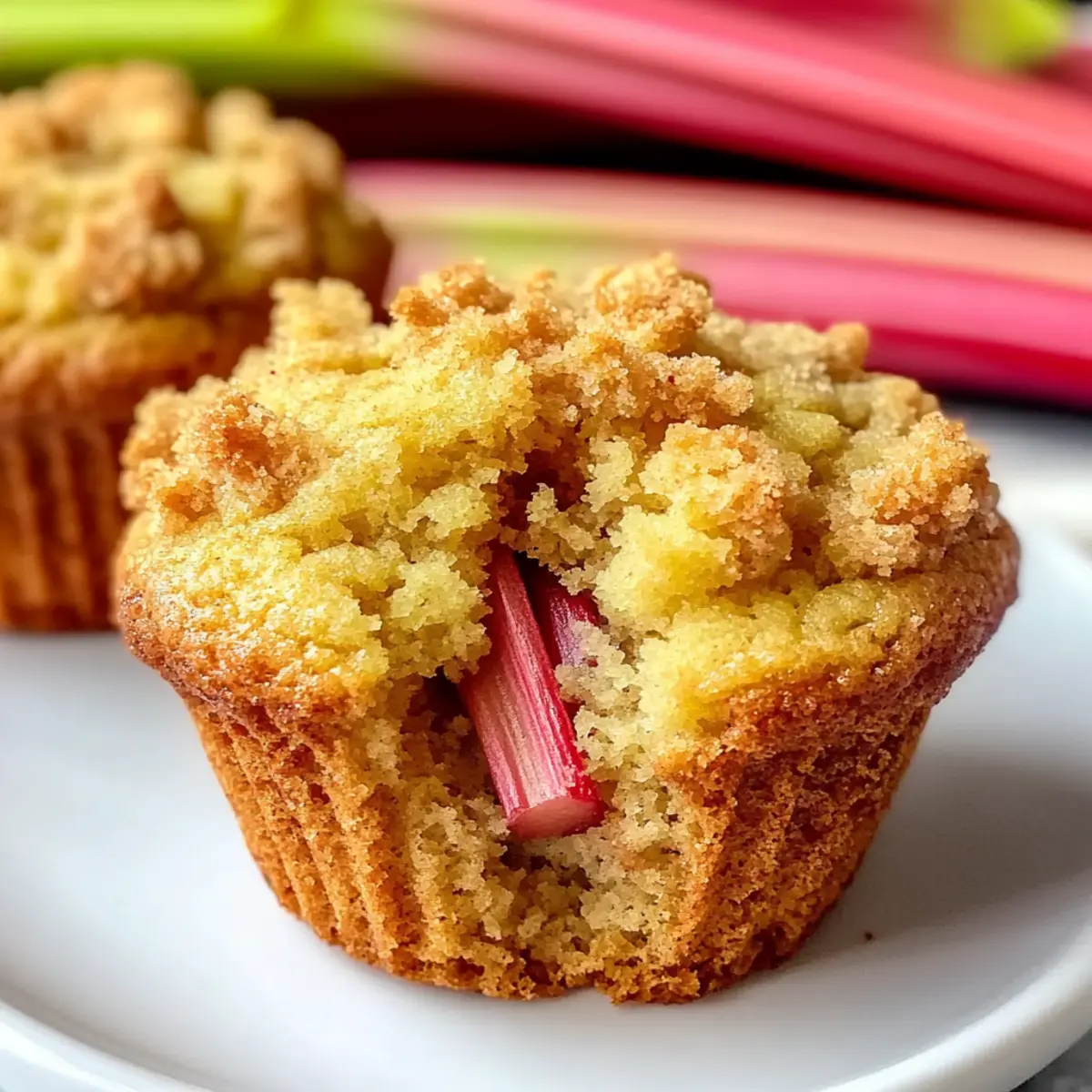 Rhubarb Muffins