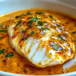 Savory Tilapia in Roasted Pepper Sauce