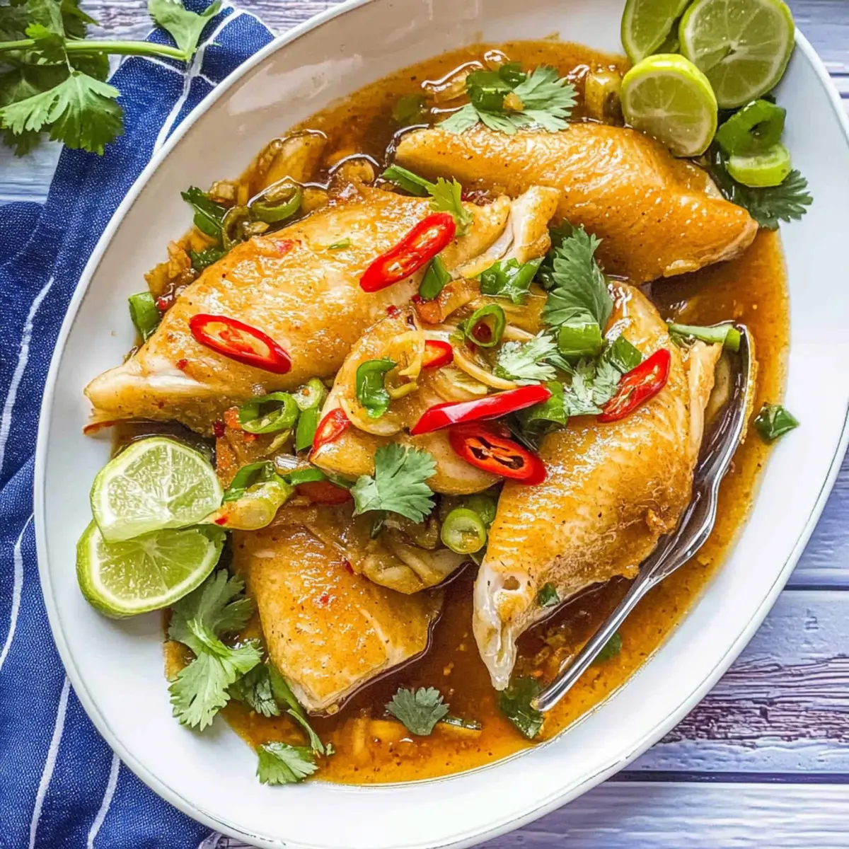 Asian Fish with Ginger and Soy