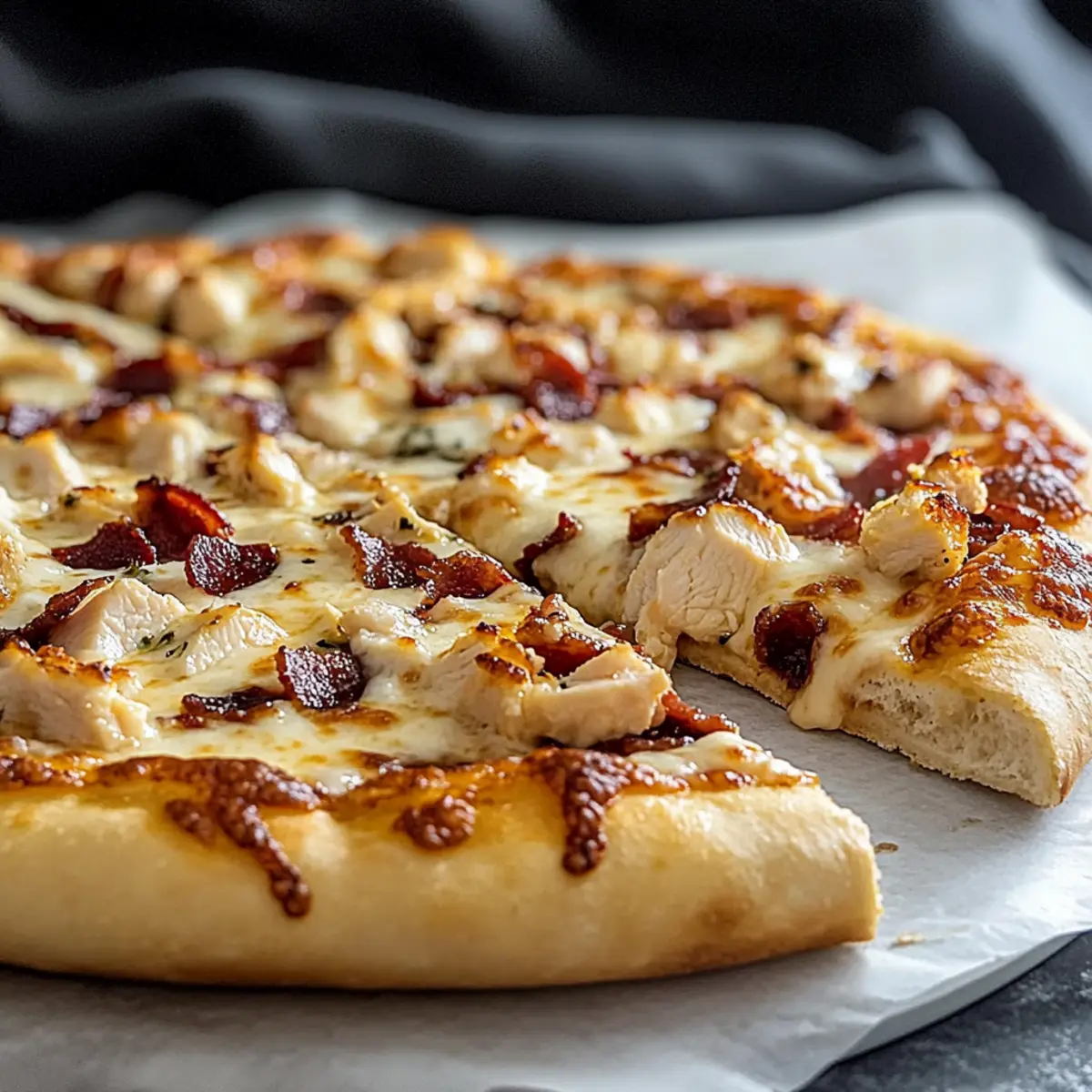 Chicken Bacon Ranch Pizza