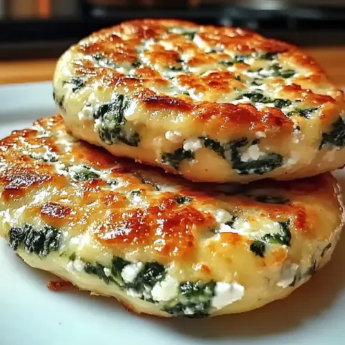 Spinach Cottage Cheese Flat Bagels