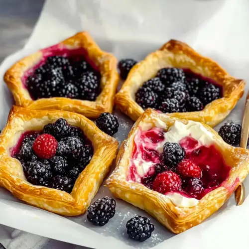Mixed Berry Puff Pastry Tarts