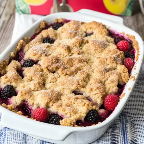 Triple Berry Sugar Cookie Cobbler