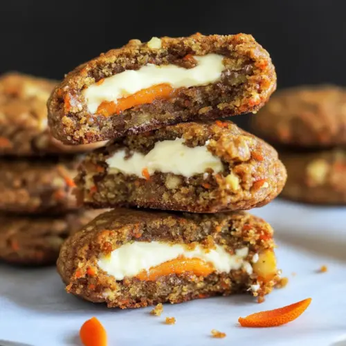 Carrot Cake Cookies-Stuffed