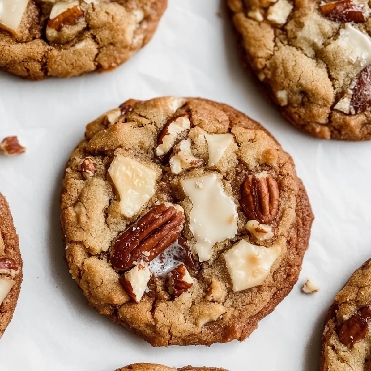 Chai White Chocolate Toffee Cookies