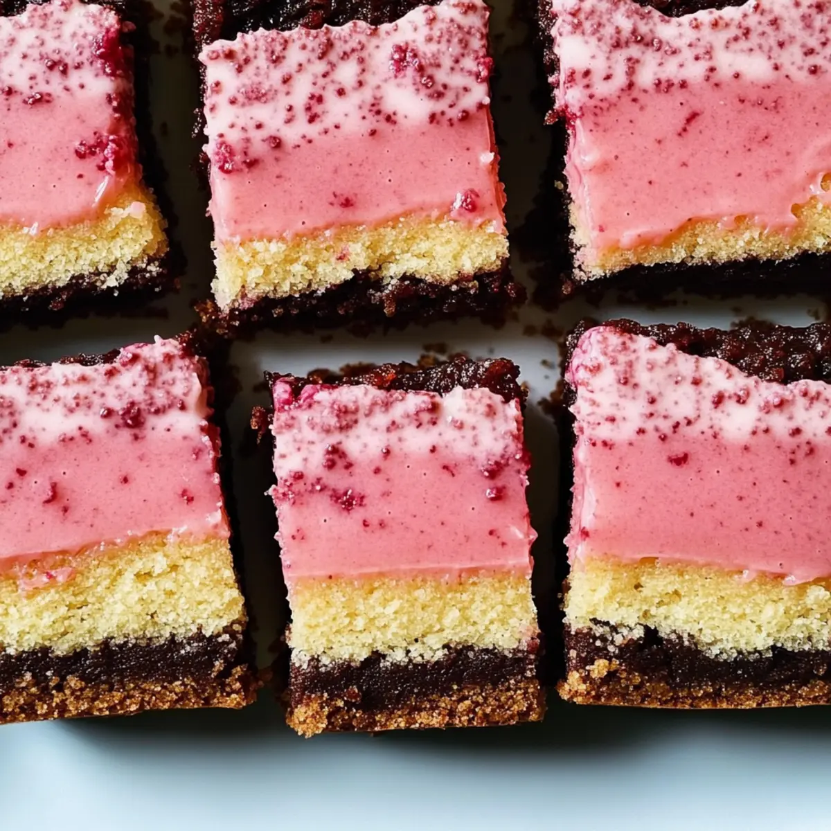 Neapolitan Sugar Cookie Bars