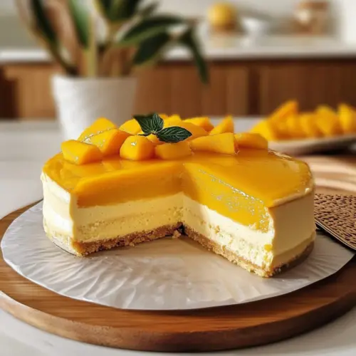 Mango Mousse Cake