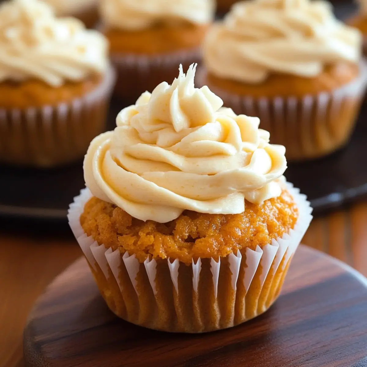 Sweet Potato Cupcakes