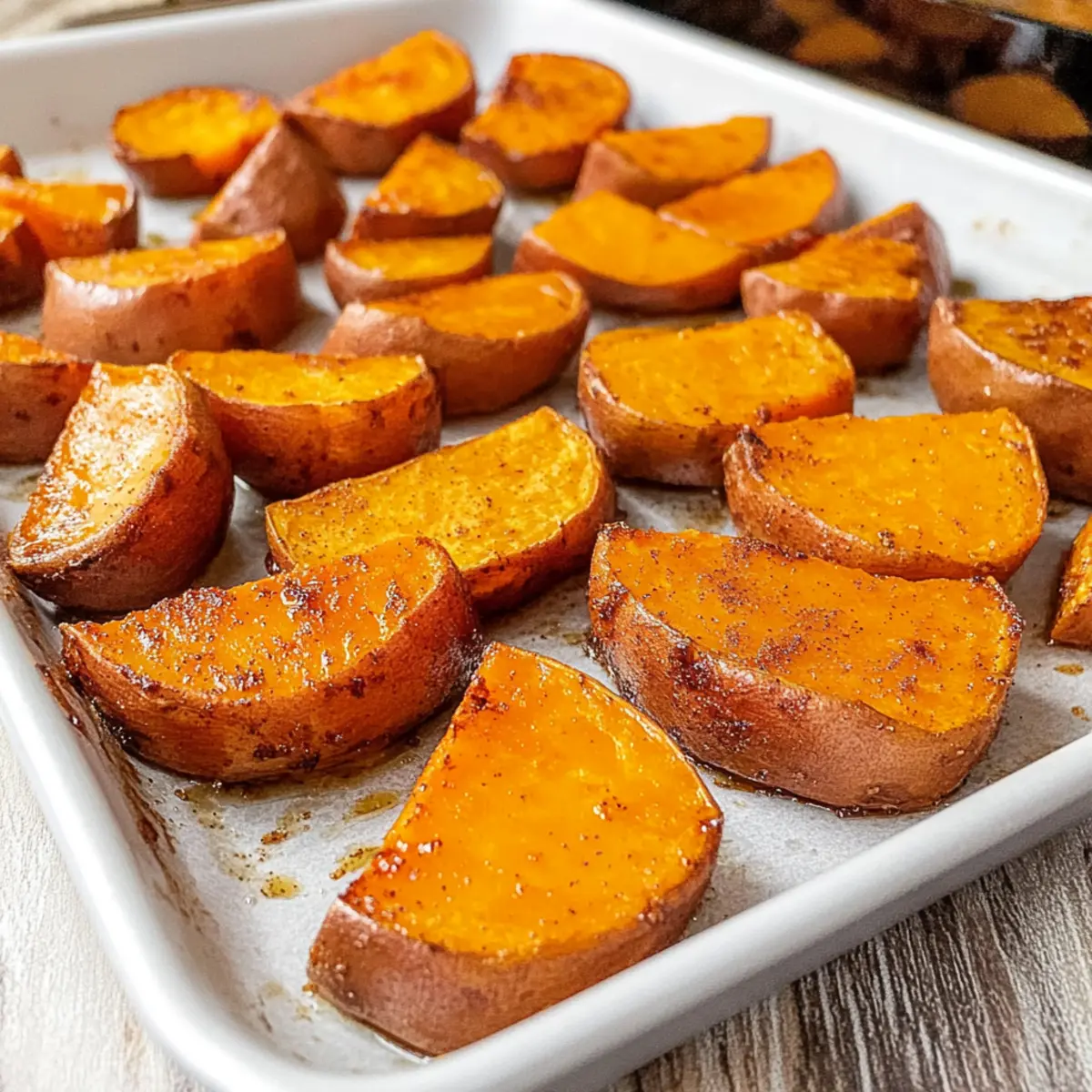 Easy Roasted Sweet Potatoes