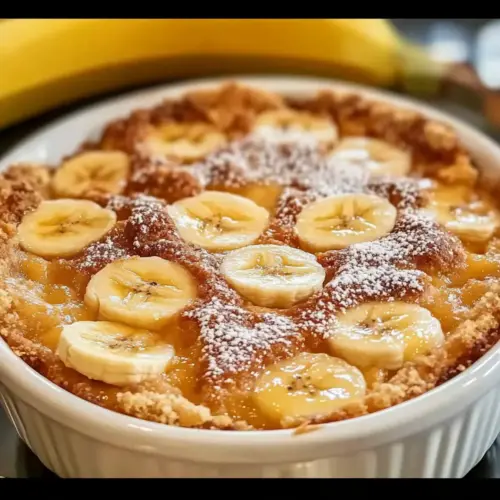 Southern Banana Cobbler