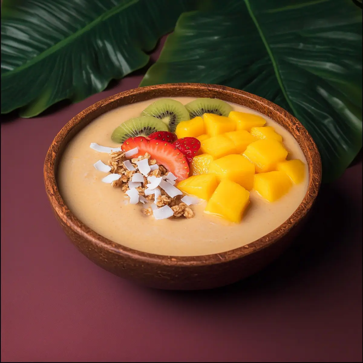Tropical Mango Citrus Smoothie Bowl