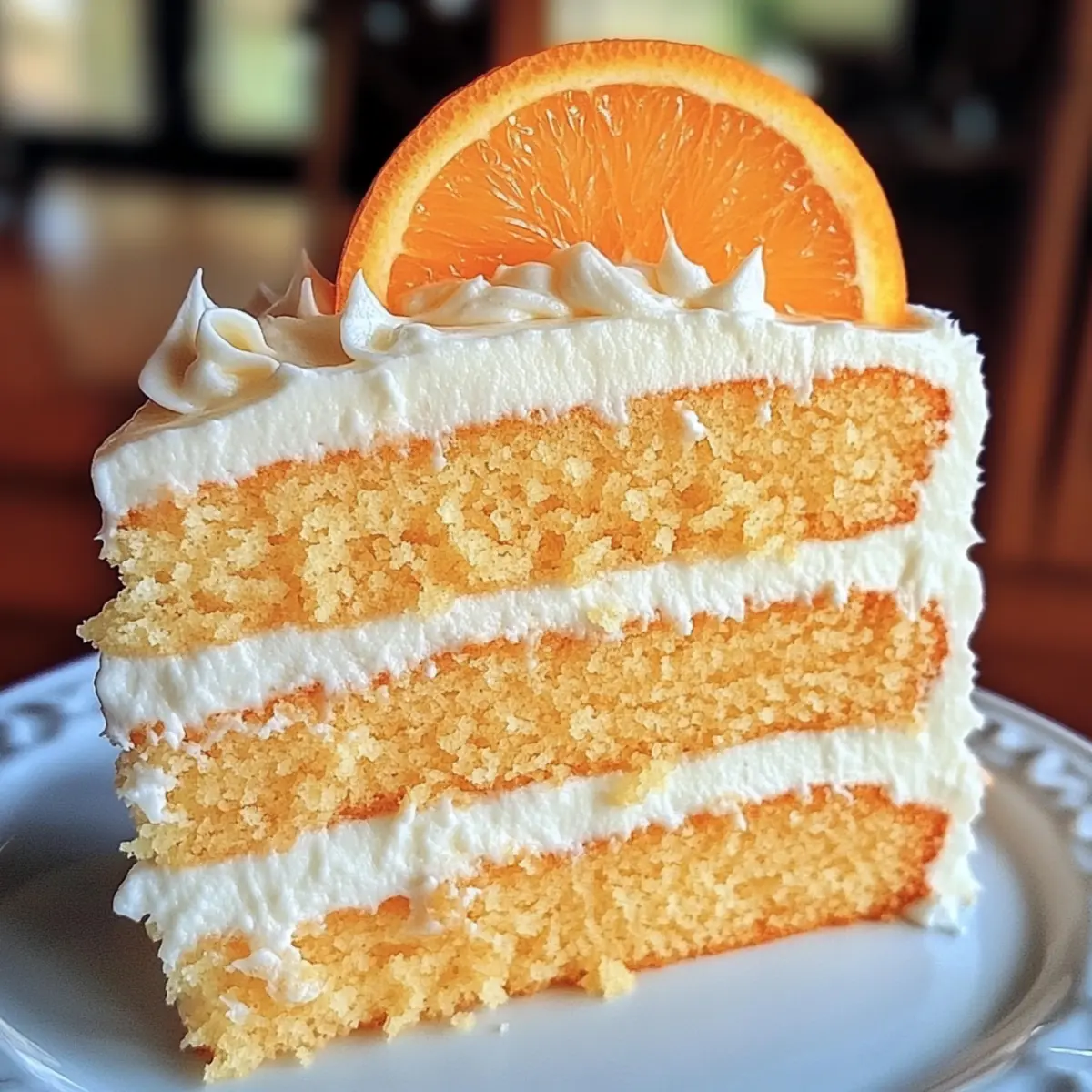 Orange Creamsicle Cake